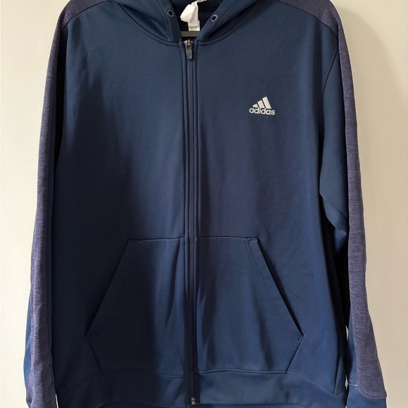 adidas Other - Adidas Men's Dark Blue Zip-Up Sweater